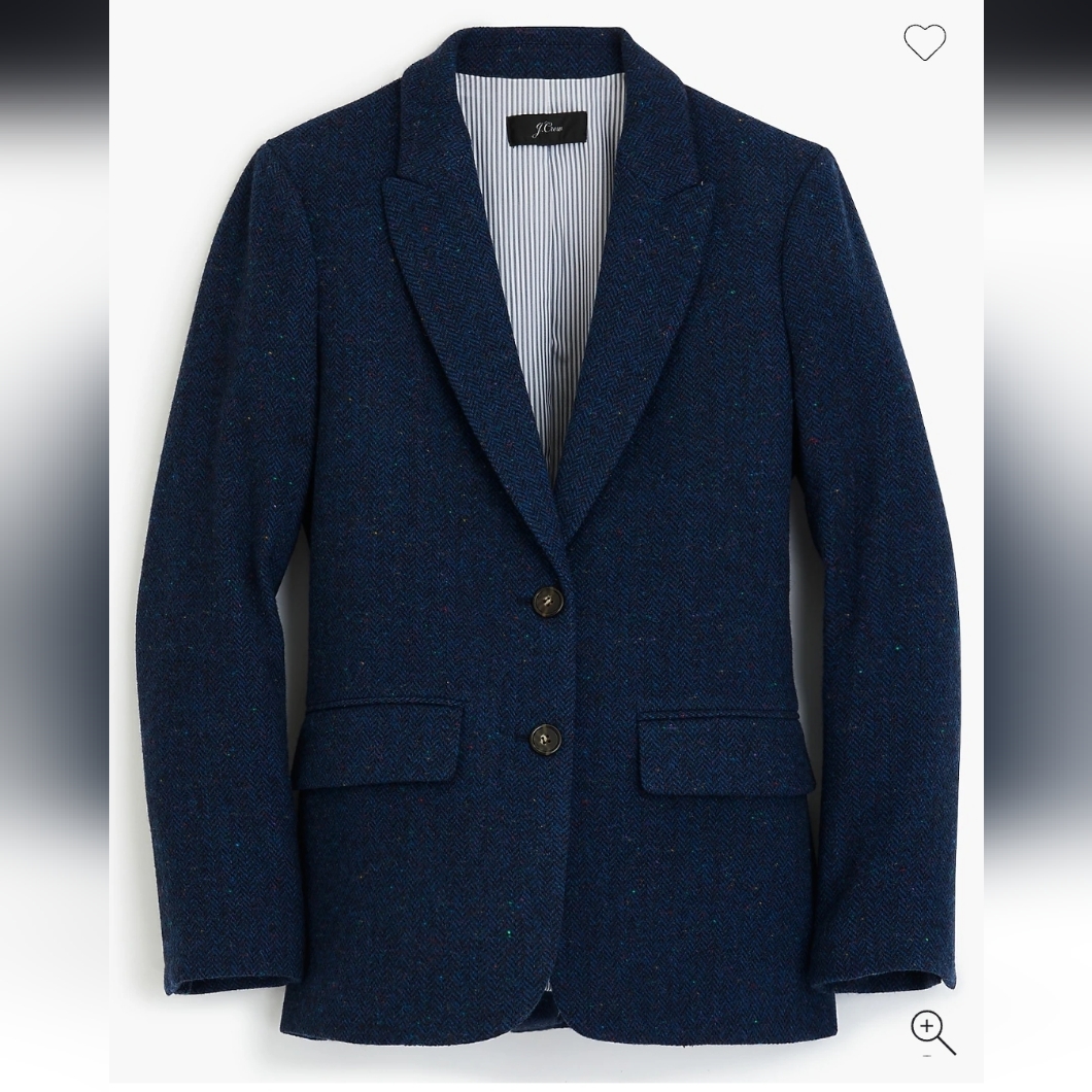 J. Crew Boyfriend Blazer In English Wool Women's Size 4 New